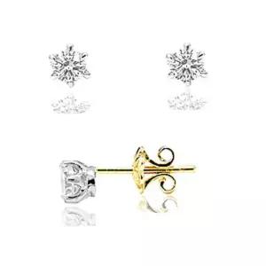 1부 랩 그로운 다이아몬드 다이아 귀걸이 웨딩 6발