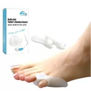 새끼 엄지 발가락 분리 보호 패드 실리콘 소건막류 교정기 발통증 교정 보호대 벌리기