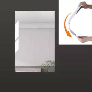 벽 부착 거울 시트지 안전거울 노프레임 현관 부스 미러필름