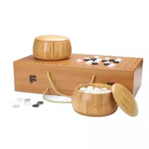 대나무 바둑판 세트 고급 기원용 접이식 선물용 휴대용 선물 장기판 장기알 학원 보드게임