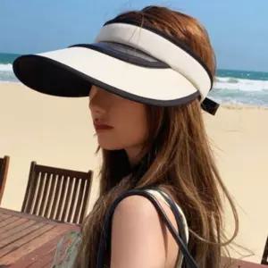 챙넓은모자 여성 햇빛차단 썬캡 여름 암막 창 성인용썬캡 자외선썬캡 UV 그늘 가리개 패브릭썬캡 산책 쿨써