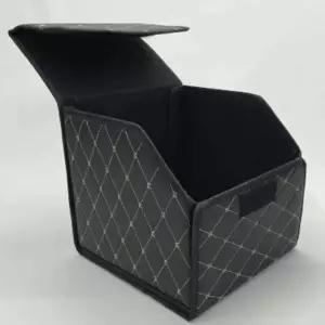 트렁크정리함 가죽커버 소 차량용 용수납함 정리함 세용품보관함자동차 세툴백 박스 수납함 자동 용박스 량