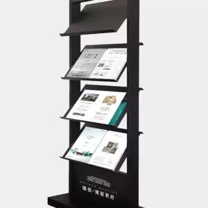 오픈 책장 전면형 가로 책꽂이 슬림 인테리어 철제 서재 수납장