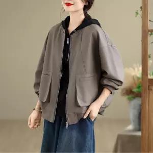 밴널스샵 여사친 가을 캐주얼 PU가죽 야구 가죽점퍼 잠바 집업 점퍼 넥 HO3