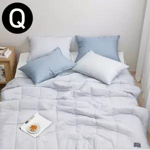 그레이 퀸 침구세트 이불 신혼 사계절 호텔 혼수 호텔식 여름 침구 그레이 퀸