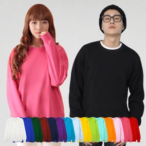 맨투맨 후드티 후드집업 긴팔 티셔츠/무지/기모/남자/여자/아동/단체티