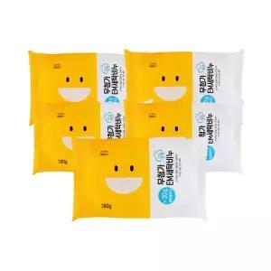 [강청]녹색인증 식물성 EM 세탁빨래비누280g X 5개입 리사이클 찌든때비누