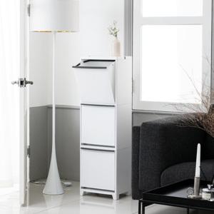 프랑코 스탠드 분리수거함 3단 60L (20L 3개)