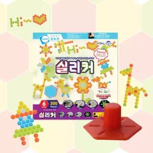 TV광고 오누즈 실리커 300p 퍼즐 블럭 장난감 완구 블록 비즈 실리콘 스티커