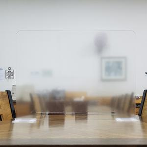 식당용 책상 업소용 테이블 비말방지 빛반사방지 반투명 코로나 칸막이 가림막 가림판