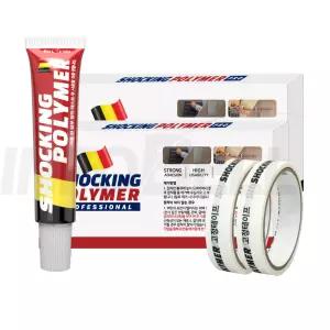 쇼킹폴리머 프로 초강력 강력 순간 접착제 방수 유리 벽 금속 목공 타일 실리콘 실란트 본드 접착제 2세트