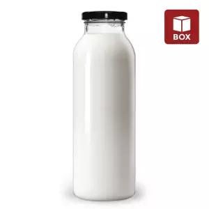 [미르코리아]유리병 우유병 750ml 카페 음료보관 공병 (20개)