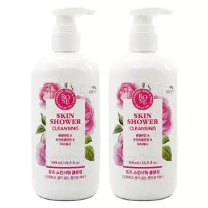꽃을든남자 스킨샤워 클렌징-로즈 500ml+500ml