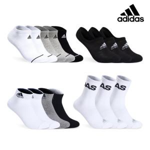 [아디다스] 남자 여자 스포츠 양말 쿠션 논쿠션 파일 중목 장목 크루삭스 스니커즈 발목