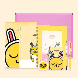 카카오 문구세트 8종 색상랜덤 입학 졸업 선물 패키지 신학기 준비물 학용품 셋트