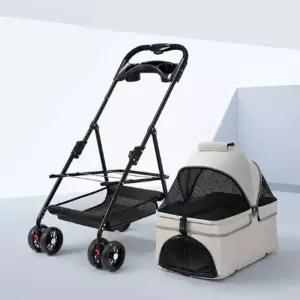 솔크로니 접이식 경량 폴딩 애견유모차 반려동물 이동장 캐리어 강아지 고양이 펫유모차 개모차