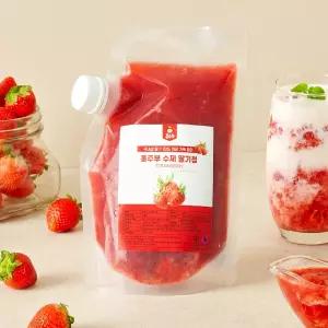 홍주부 과육듬뿍 수제 딸기청 1kg