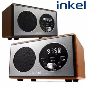 인켈 IK-BT31 레트로 감성 블루투스 스피커 FM 라디오 카페 인테리어