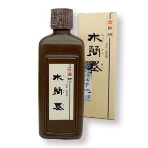 먹물 일본 개명 목간묵 보존 작품용 먹물200ml 광택없음 민화 탱화 한국화 먹물 묵액