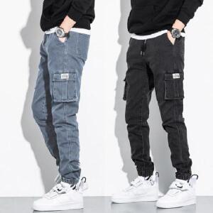 남자 밴딩청바지 데님조거팬츠 스판 여름 가을 겨울 카고청바지 TT102