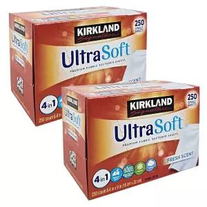 [커클랜드] 드라이시트 건조기시트 250매 2개