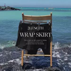 핫핑 [2기장][워터레깅스/Y존부각X] 팔레트 일체형 랩스커트 3부/5부 팬츠