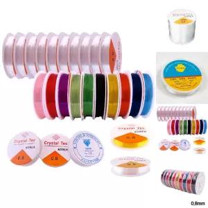 투명 칼라 스판낚시줄10M 공예용 (10개입 할인)/우레탄/낚시줄/스판줄/비즈/공예/비즈용/우레탄줄/수업용