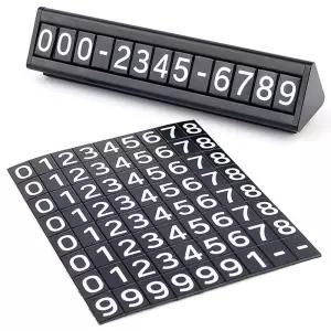 양면 자석 주차 번호판/자동차/차량/번호/알림판/알림/전화/차량용/연락처/홀더/핸드폰/논슬립/차전화