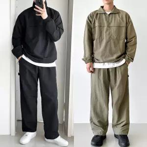 [활용하기좋은/4XL] M투포켓 아노락세트 트레이닝셋업 운동복 데일리 캠핑룩 빅사이즈까지