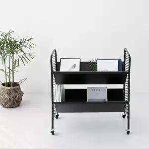 마켓비 RATNER 책꽂이 트롤리 2단