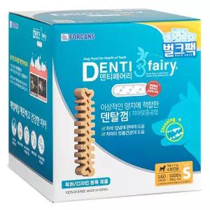 포켄스 덴티페어리 디스펜서 벌크팩 대용량 덴탈껌 S 140p 1.02kg