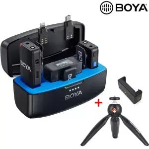 BOYAMIC 무선 핀마이크 2채널 c타입 C타입/iOS/TRS 