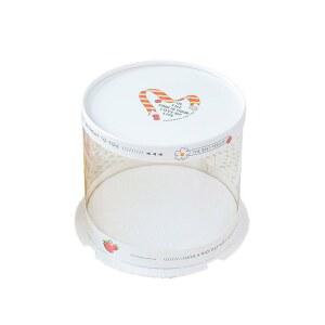 원형 투명 케이크 케이스 박스 휴대용 상자 용기 미니 포장 50개 선물