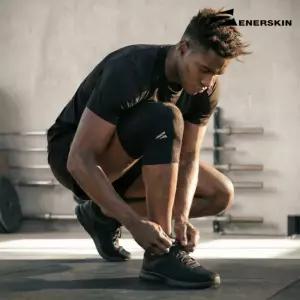 에너스킨 보호대 리뉴얼 E75 컴프레션 니 슬리브 싱글 블랙 오남스포츠