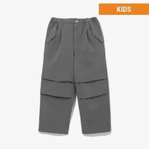 뉴에라 NEW ERA 키즈 오리지네이터스 파라슈트 팬츠 다크 그레이 489614