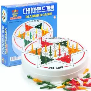시온티앤지 다이아몬드게임(대) 휴대용 보드게임 두뇌개발 프린스