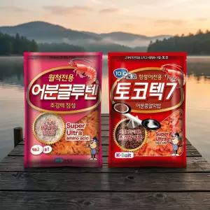 토코 세븐틴 (월척전용어분글루텐 + 토코텍7) 민물떡밥 붕어떡밥