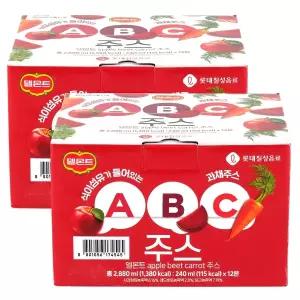 롯데칠성음료 델몬트 ABC 주스 240ml 24개