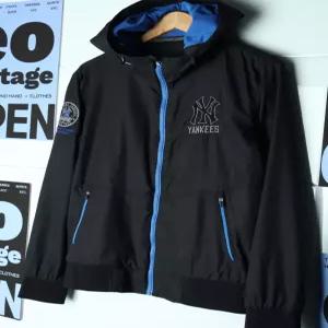 (M)엠엘비 집업 바람막이 점퍼자켓 뉴욕 양키즈 블랙 올드스쿨48