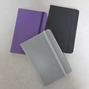 고무줄 수첩 기록용 학용품 고무줄 수첩 96매 메모 다이어리 사무용 커버 필기 하드 작은 노트