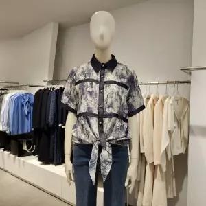 [대구백화점] [미센스]데님배색반팔블라우스(MB59BLM311Z)