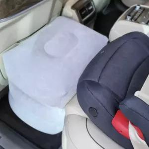 차량용발판 카시트쿠션 유아다리받침 장거리이동 편안쿠션