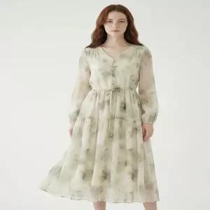 [클라셰]클라셰 그린시스루무드원피스_B6S0361