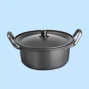 14cm 경질 양수 라면 냄비 얇은 양은 냄비 알루미늄 논스틱 코팅 소스팬 1인용 라면솥