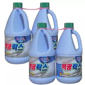 백광락스 소독 표백 2L X 4개