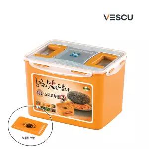 황토김치통 12L 누름판 포함 김치보관용