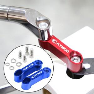 백미러 확장 오토바이 액세서리 KYMCO CV3 DTX360 XCITING DOWNTOWN AK550 용 라이저 브래킷