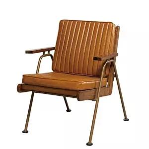 윙체어 소파 1인용 클래식 가죽 거실 빈티지 고급 라운지체어 쇼파