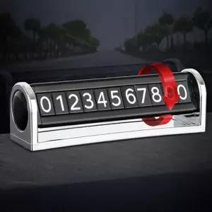 자동차 논슬립 주차번호판 차량용 듀얼 전화번호판 양면 핸드폰 주차알림판