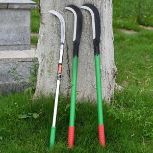 긴손잡이가  나무 절단용 야외 잔디깎이 가지치기 마체테  날